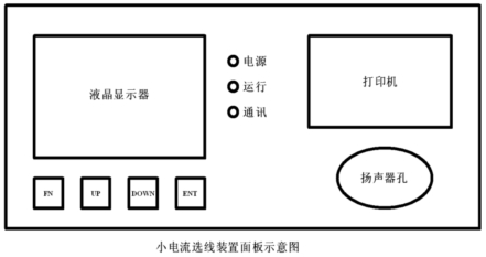 小電流系統(tǒng)接地微機(jī)選線裝置面板